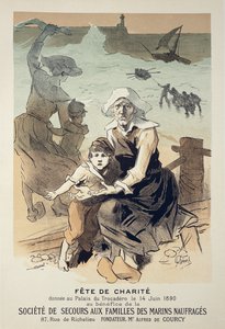 Riproduzione di un poster che pubblicizza una 